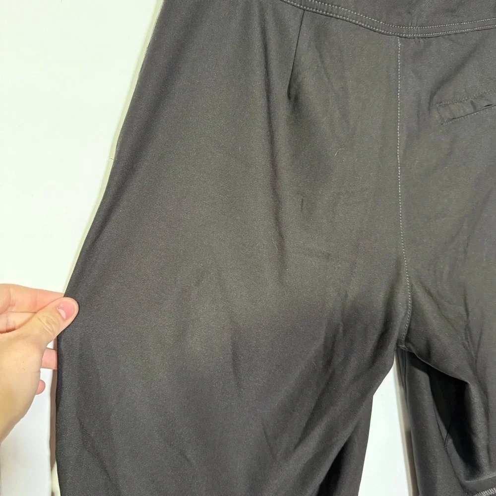 Prana Stretch Drawstring Board Shorts Bathing Suit Black Drawstring Size 30